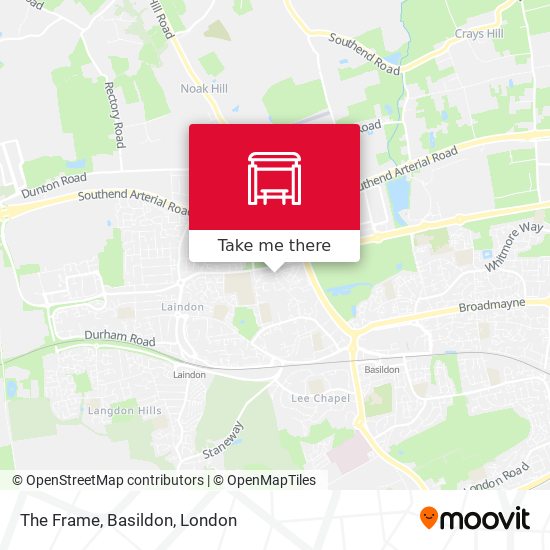 The Frame, Basildon map
