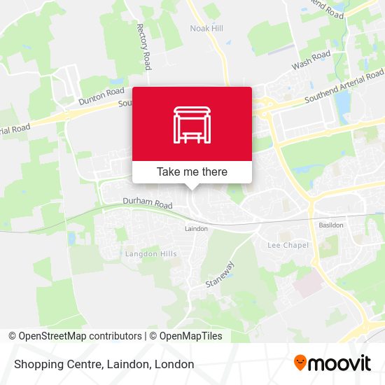 Shopping Centre, Laindon map