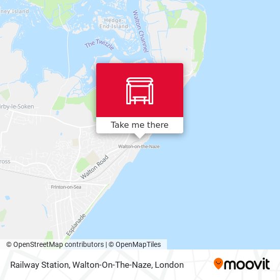 Railway Station, Walton-On-The-Naze map