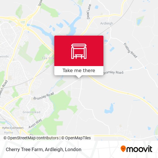 Cherry Tree Farm, Ardleigh map