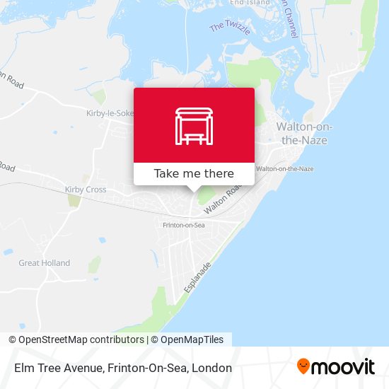 Elm Tree Avenue, Frinton-On-Sea map