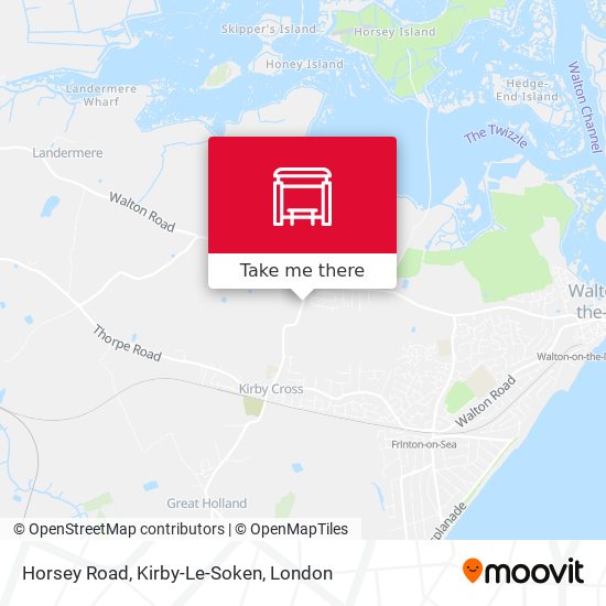 Horsey Road, Kirby-Le-Soken map