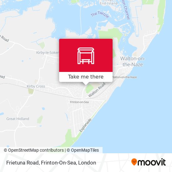 Frietuna Road, Frinton-On-Sea map