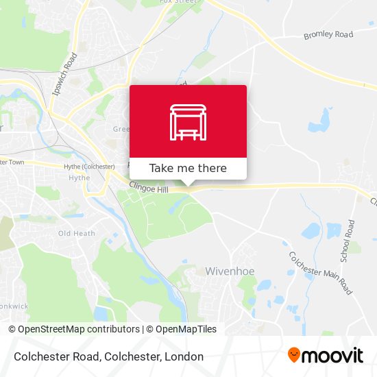 Colchester Road, Colchester map