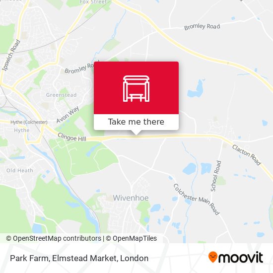 Park Farm, Elmstead Market map