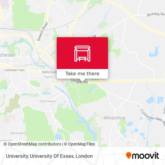 University, University Of Essex map