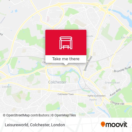 Leisureworld, Colchester map
