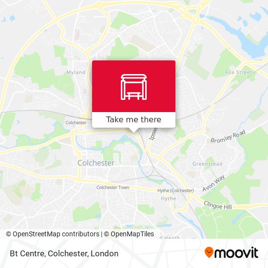 Bt Centre, Colchester map