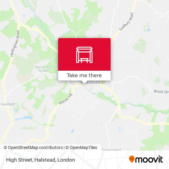 High Street, Halstead map