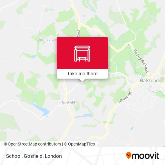 School, Gosfield map
