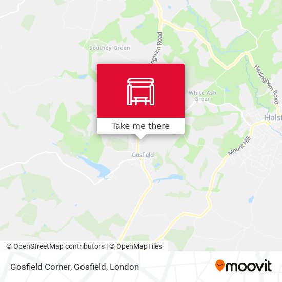 Gosfield Corner, Gosfield map