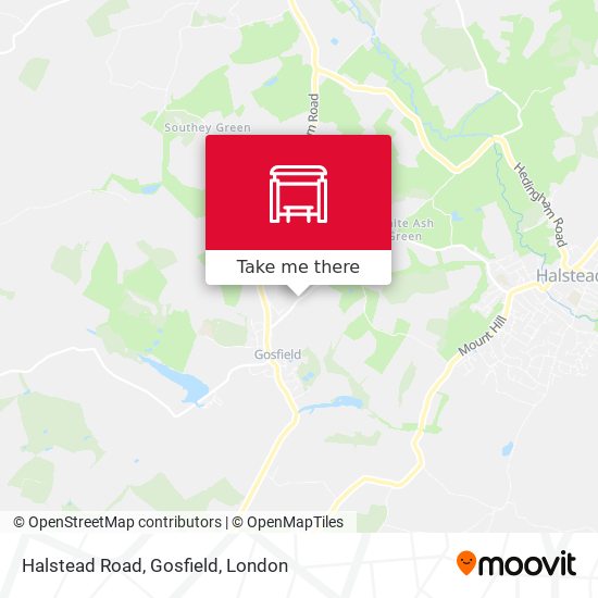 Halstead Road, Gosfield map