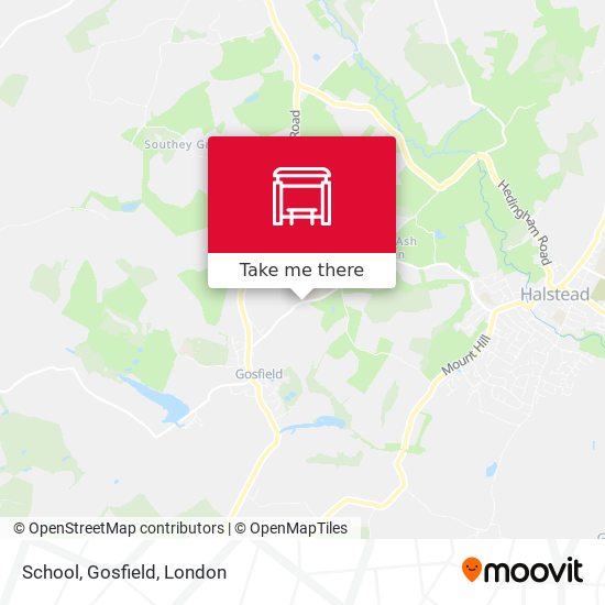 School, Gosfield map
