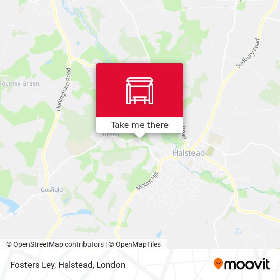 Fosters Ley, Halstead map