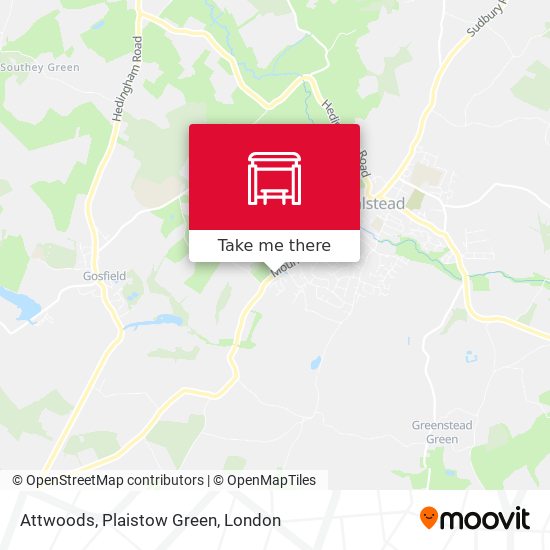 Attwoods, Plaistow Green map