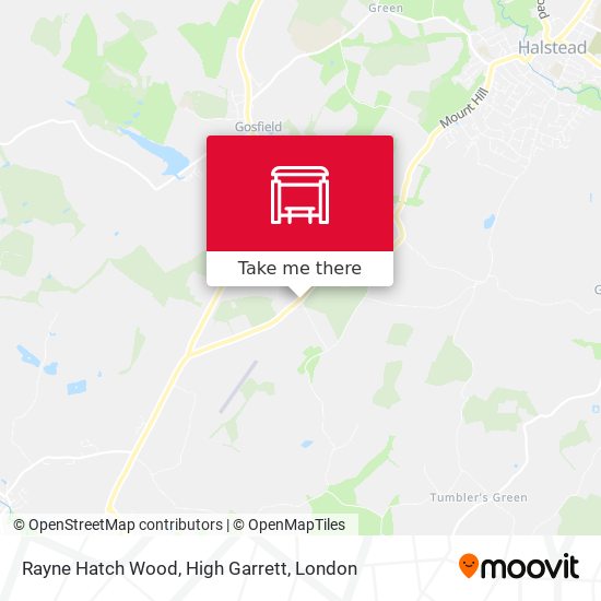 Rayne Hatch Wood, High Garrett map
