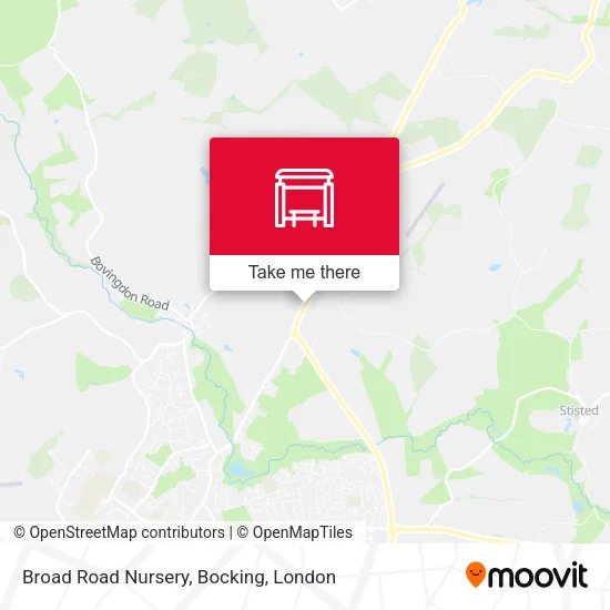 Broad Road Nursery, Bocking map