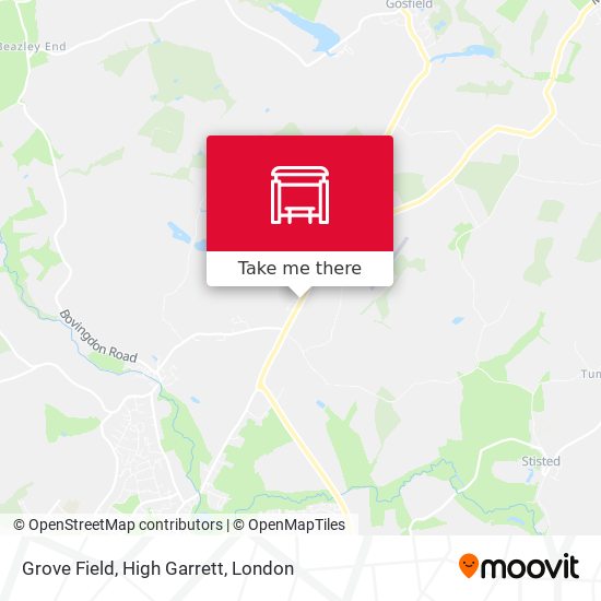 Grove Field, High Garrett map