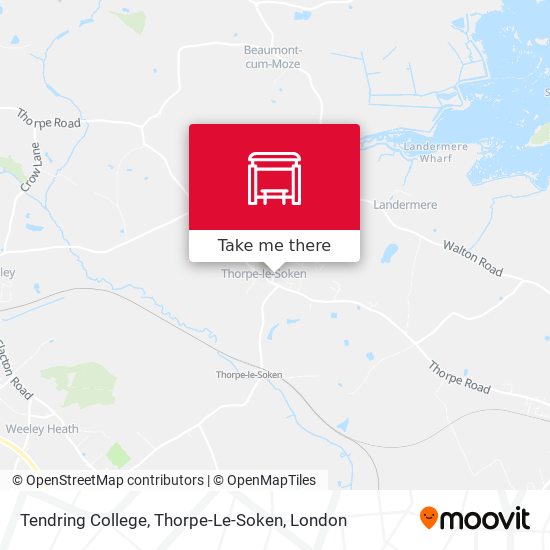 Tendring College, Thorpe-Le-Soken map