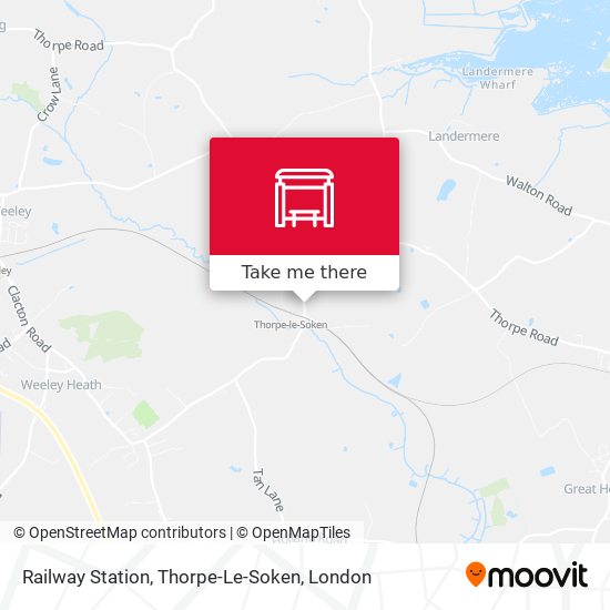 Railway Station, Thorpe-Le-Soken map