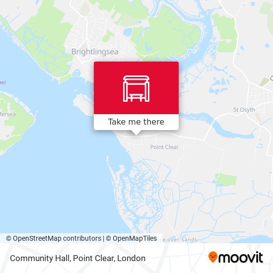 Community Hall, Point Clear map