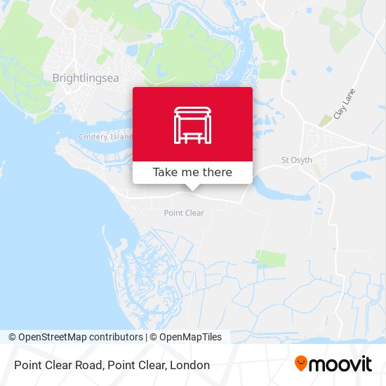Point Clear Road, Point Clear map