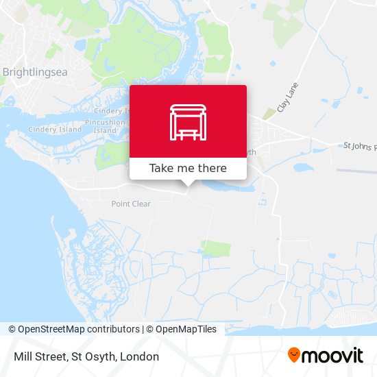 Mill Street, St Osyth map