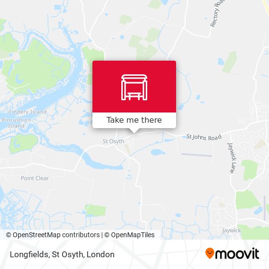 Longfields, St Osyth map