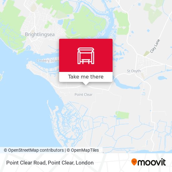 Point Clear Road, Point Clear map