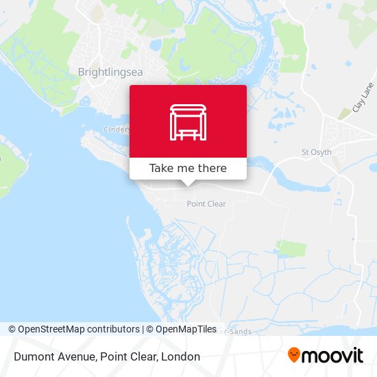 Dumont Avenue, Point Clear map