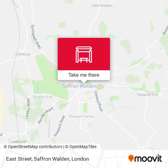 East Street, Saffron Walden map