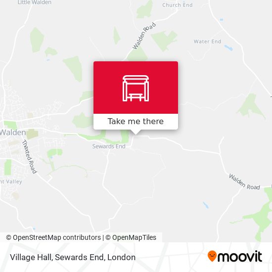 Village Hall, Sewards End map