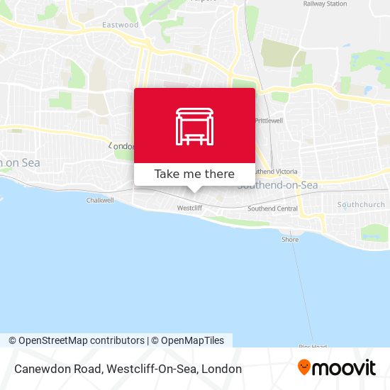 Canewdon Road, Westcliff-On-Sea map