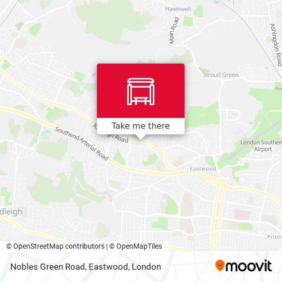 Nobles Green Road, Eastwood map
