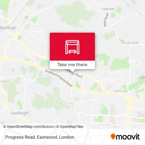Progress Road, Eastwood map