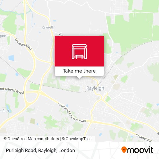 Purleigh Road, Rayleigh map