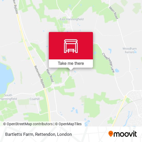 Bartletts Farm, Rettendon map