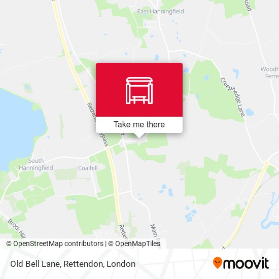 Old Bell Lane, Rettendon map