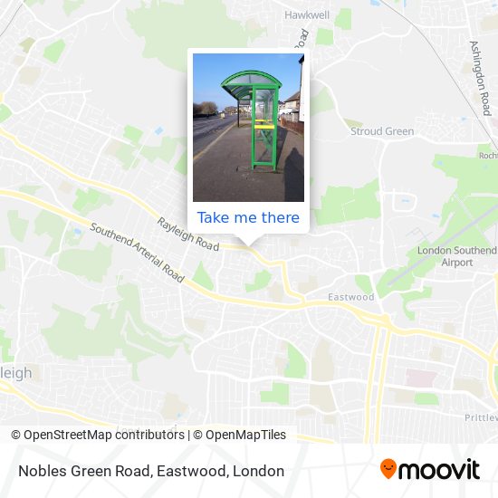 Nobles Green Road, Eastwood map