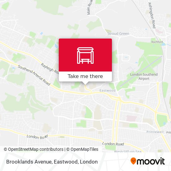 Brooklands Avenue, Eastwood map