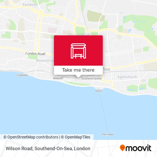 Wilson Road, Southend-On-Sea map