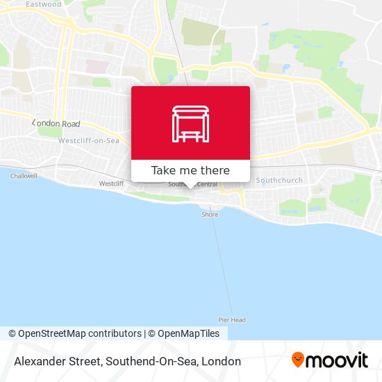 Alexander Street, Southend-On-Sea map