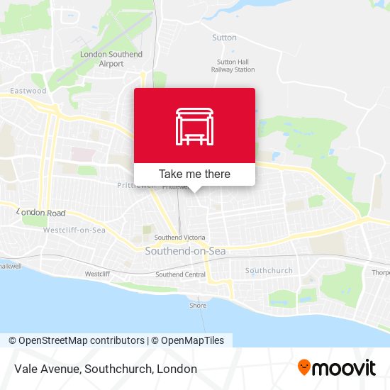 Vale Avenue, Southchurch map