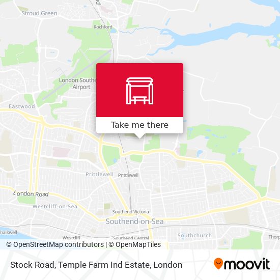 Stock Road, Temple Farm Ind Estate map