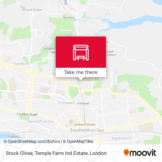 Stock Close, Temple Farm Ind Estate map