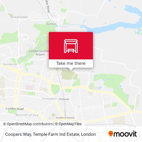 Coopers Way, Temple Farm Ind Estate map