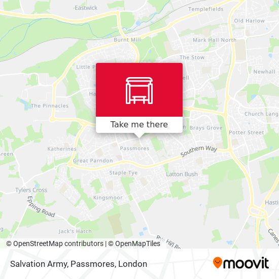 Salvation Army, Passmores map