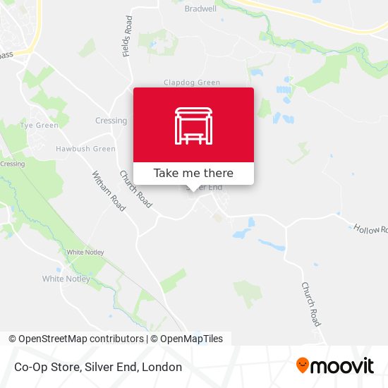 Co-Op Store, Silver End map