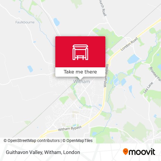 Guithavon Valley, Witham map
