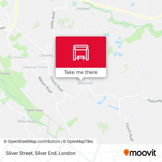Silver Street, Silver End map